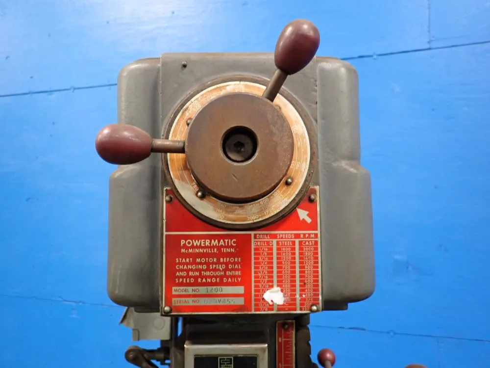 Powermatic 20” Drill Press - 1200
