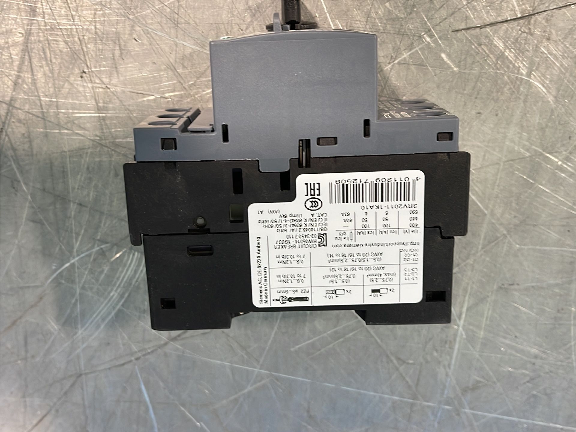 Siemens Circuit Breaker - 3rv2011-1ka10