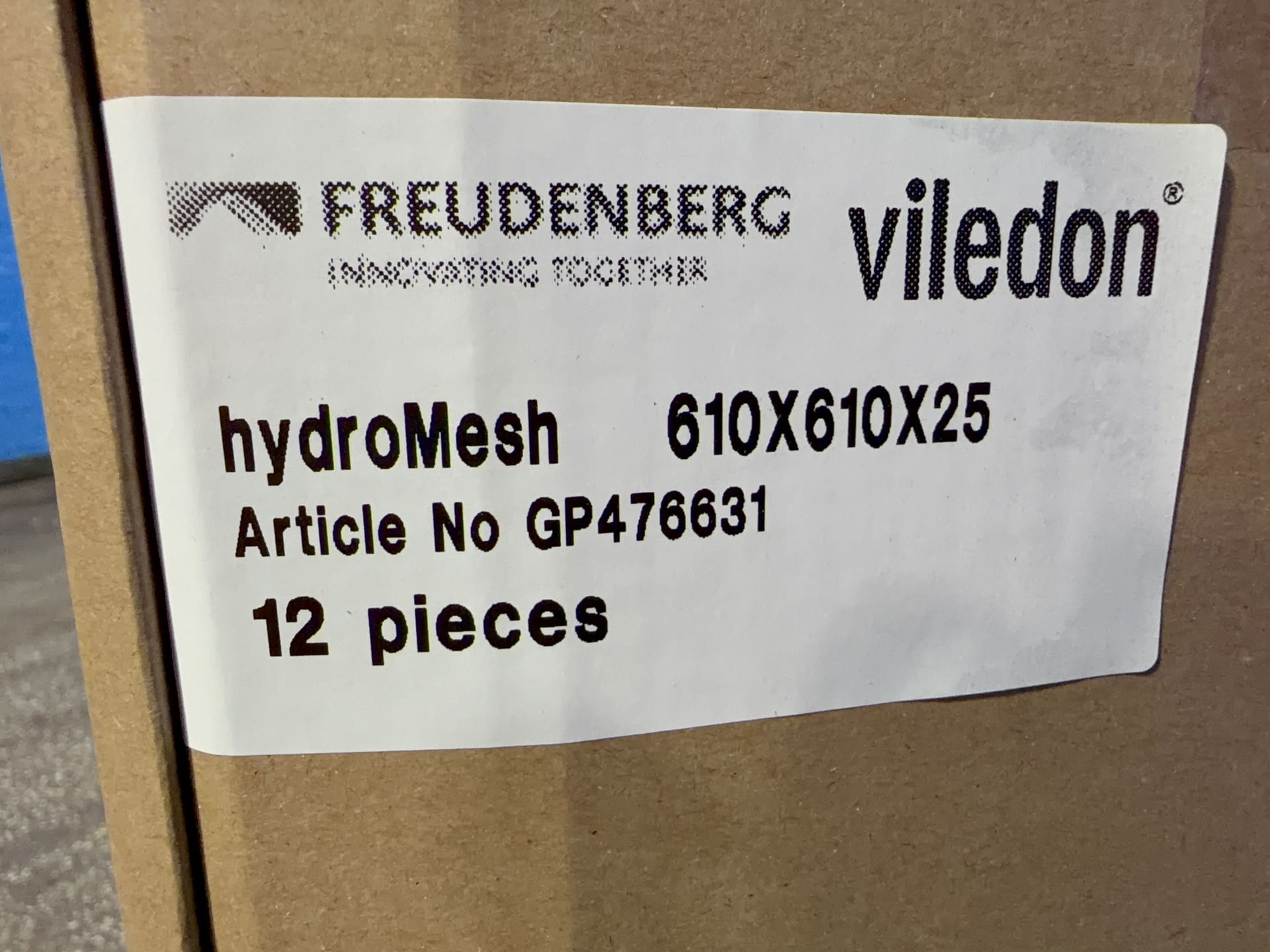 Freudenberg 24” X 24” X 1” Air Filters - Hydromesh