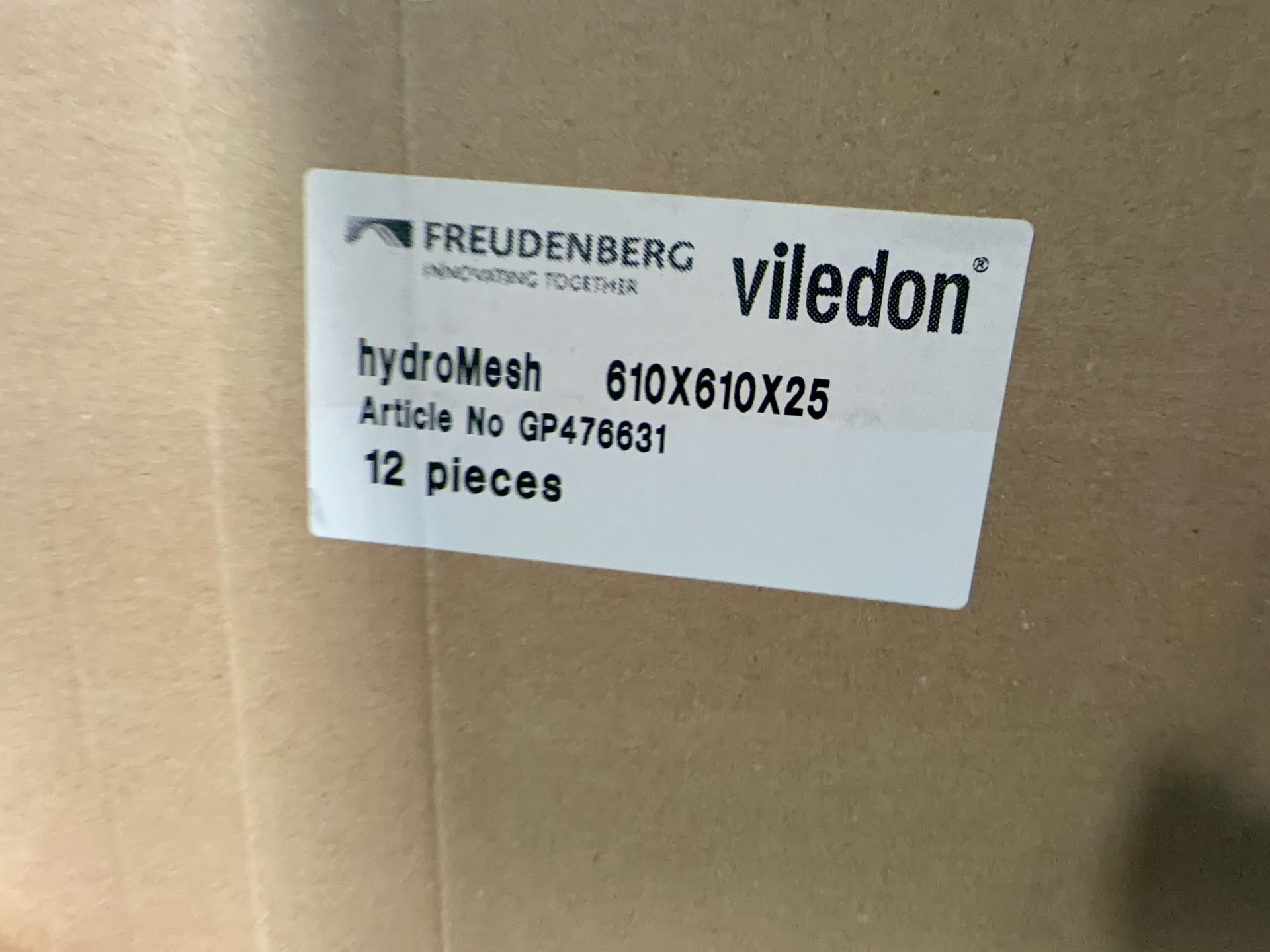 Freudenberg 24” X 24” X 1” Air Filters - Hydromesh