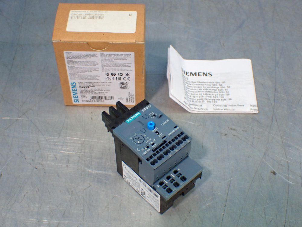 Siemens Overload Relay - 3rb3016-2pe0