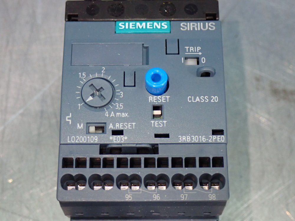 Siemens Overload Relay - 3rb3016-2pe0