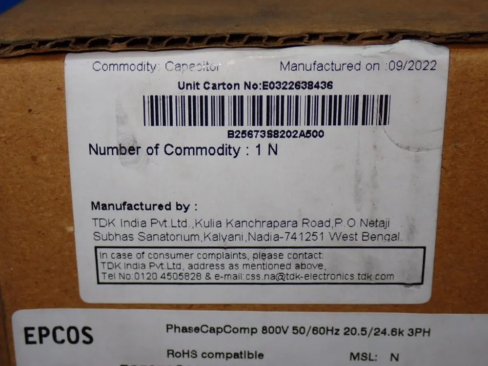Tdk Compact Capacitors - B25673s8202a500