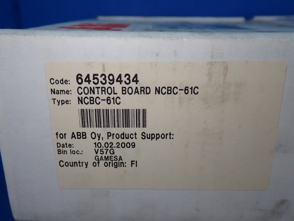 Abb Frequency Converter Control Boards - Ncbc-61c