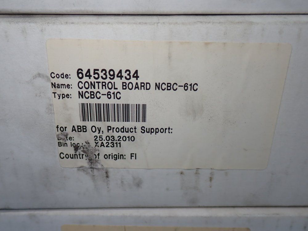 Abb Frequency Converter Control Boards - Ncbc-61c