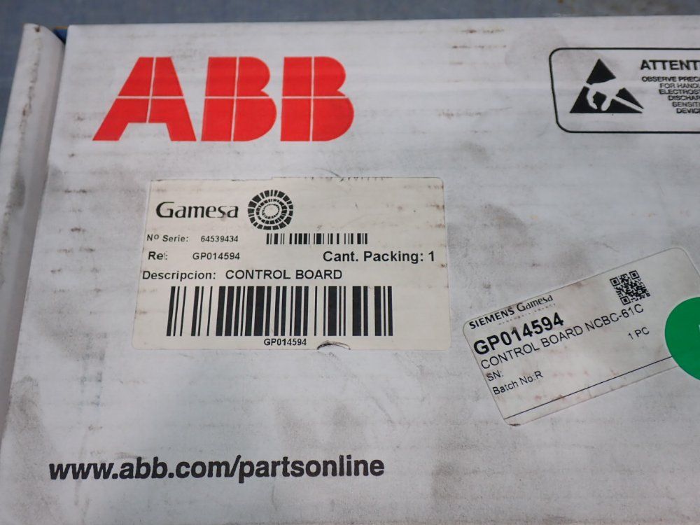 Abb Frequency Converter Control Boards - Ncbc-61c