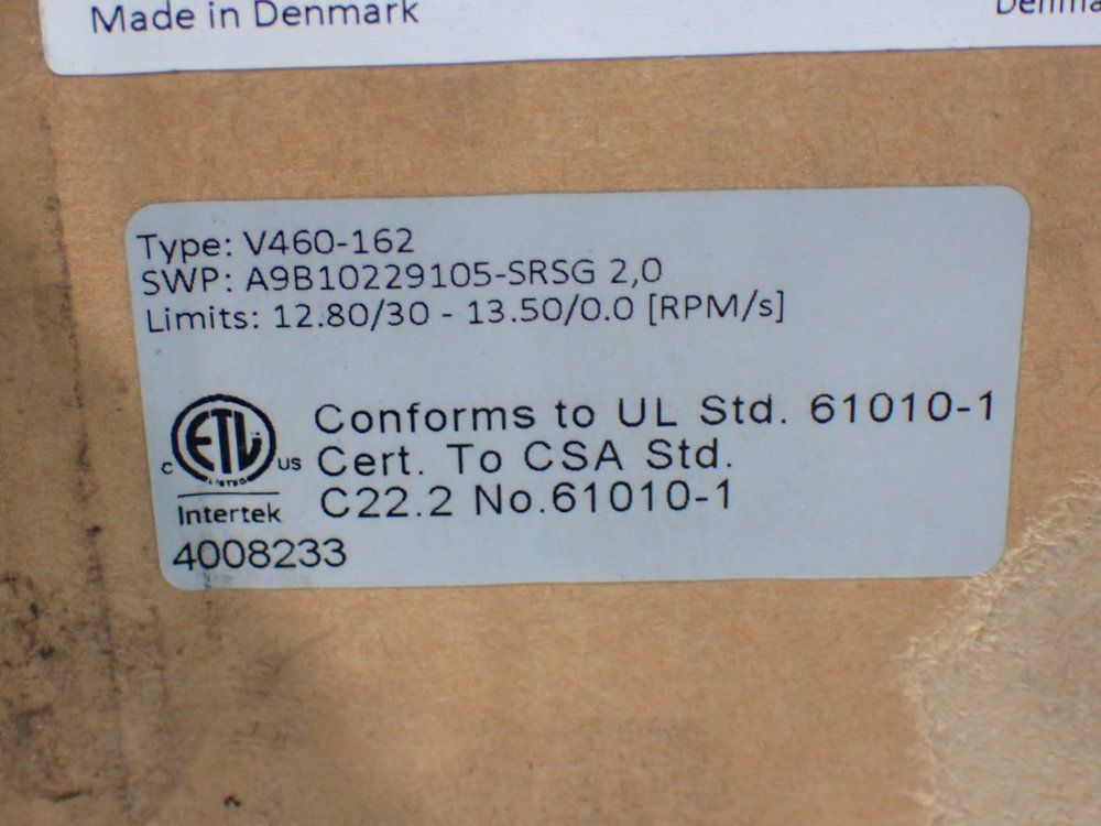 Kk Wind Solutions 12.80/30 - 13.50/0.0 Rpm/s Srsg Rotor Speed Guard - V460-163-as
