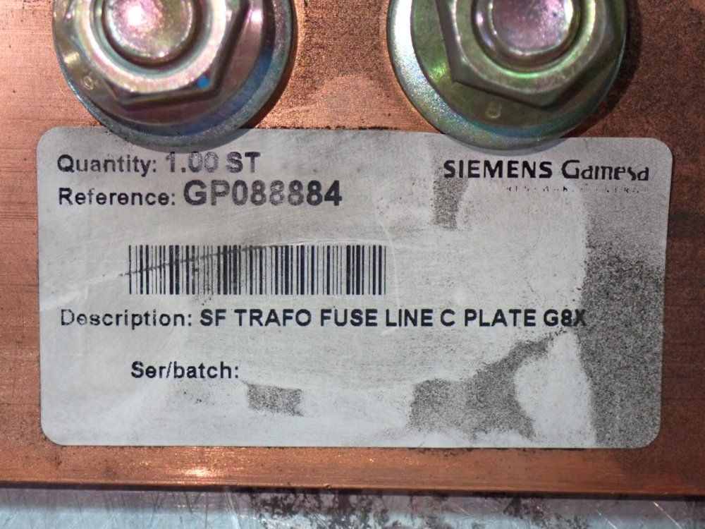 Eaton Bussmann Square Body Fuse With Copper Lugs - 170m7083