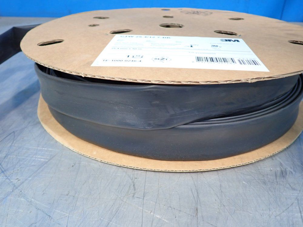 3m 25.4mm X 50m Heat Shrink Tubing - Ctw 25.4/12.7-bk