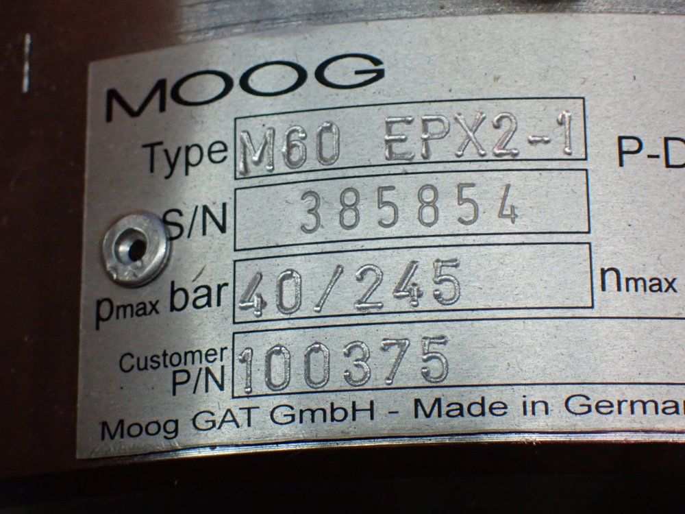 Moog Gat M60 Epx2-1 Gat Rotary Union - 120122014696
