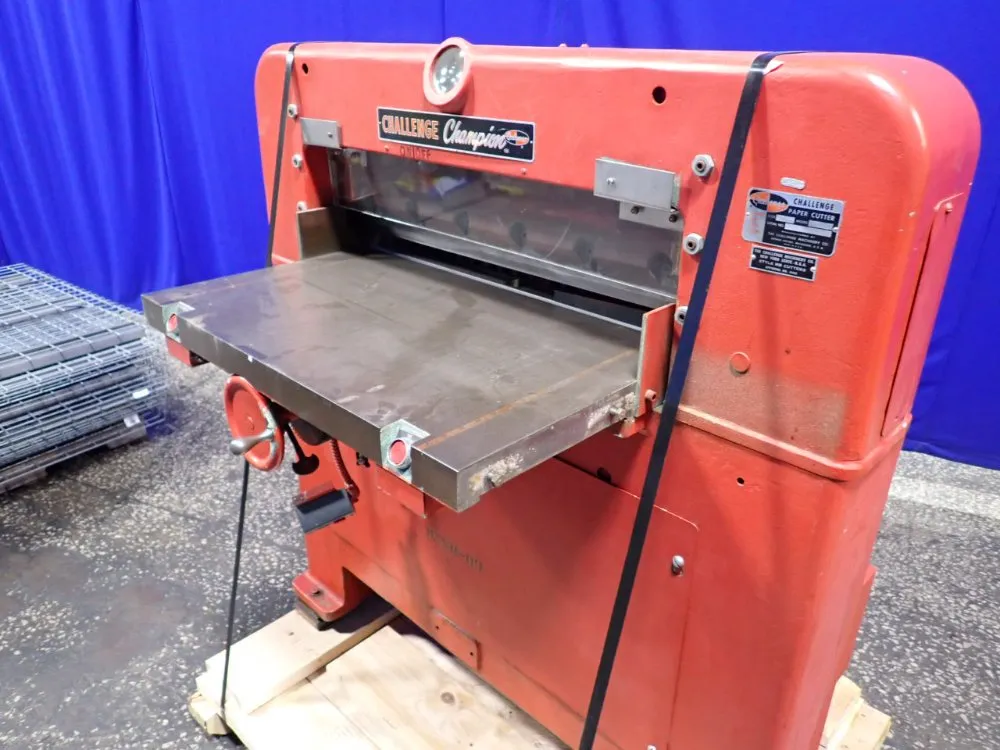 The Challenge Machinery Co. 30" X 50" Paper Cutter - Mc