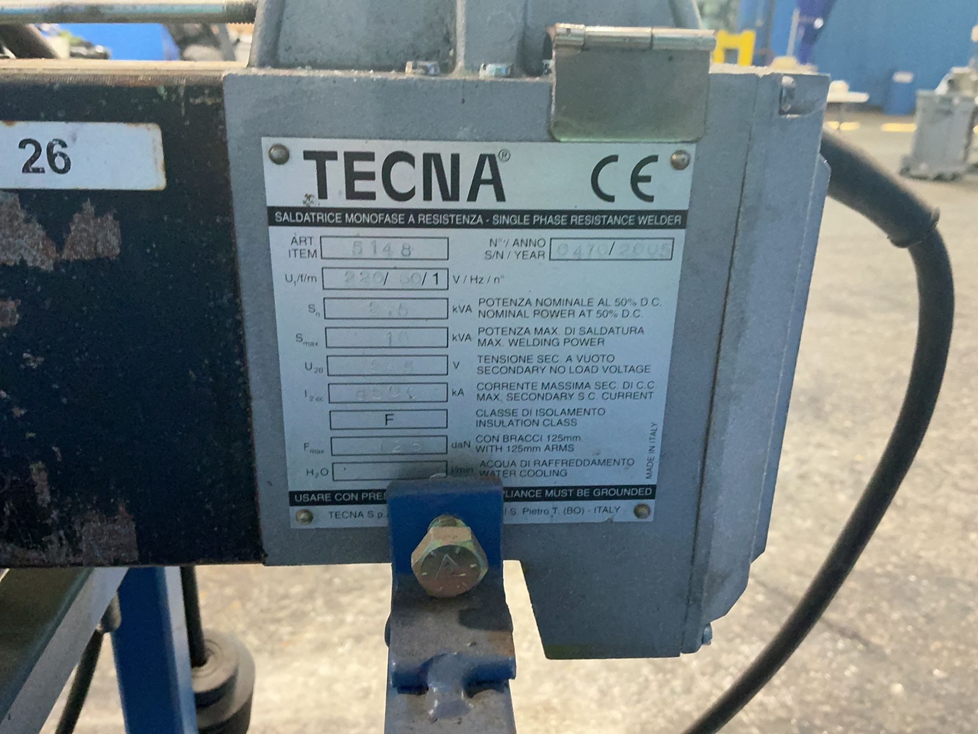 Tecna 16 Kva Spot Welder - 5148