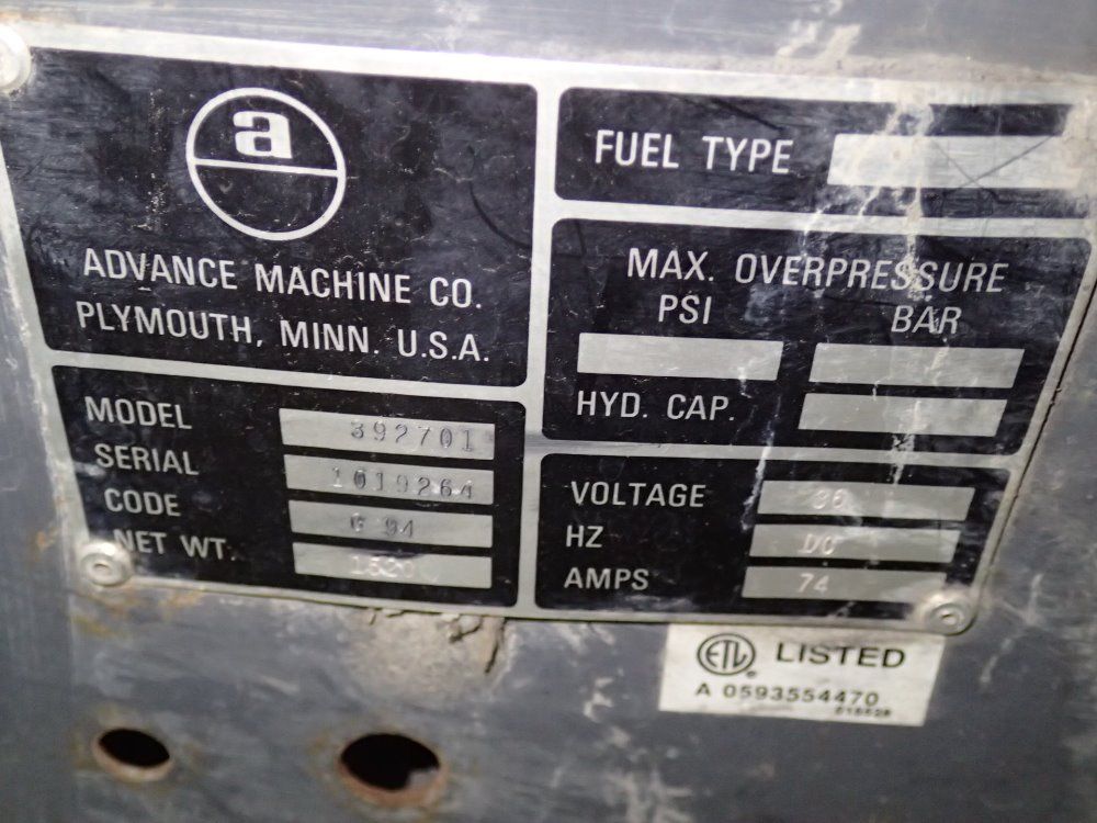 Advance Electric Floor Scrubber - 385lx/392701