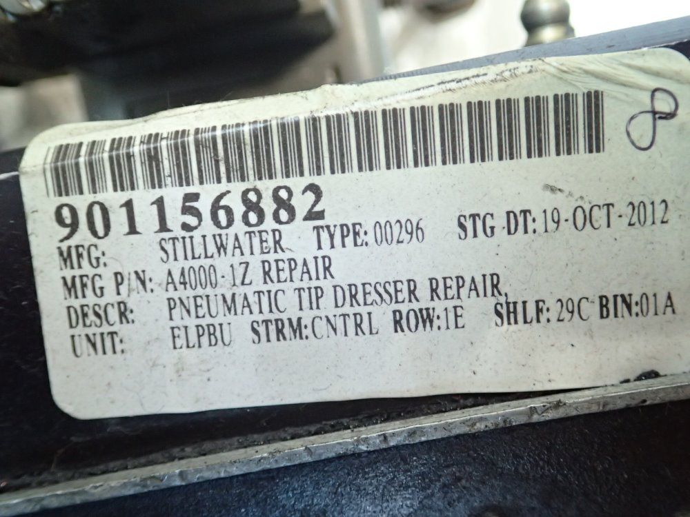Stillwater Pneumatic Tip Dresser - A4000-1-bm-r00-s4-lr-bt-eq-qc
