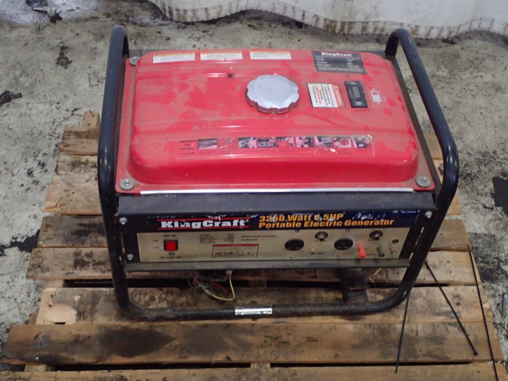 King Craft 6.5 Hp Portable Electric Generator - 5276-08