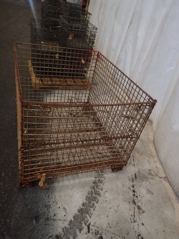 Stor-stak 39'' X 49'' X 30'' Collapsible Wire Basket