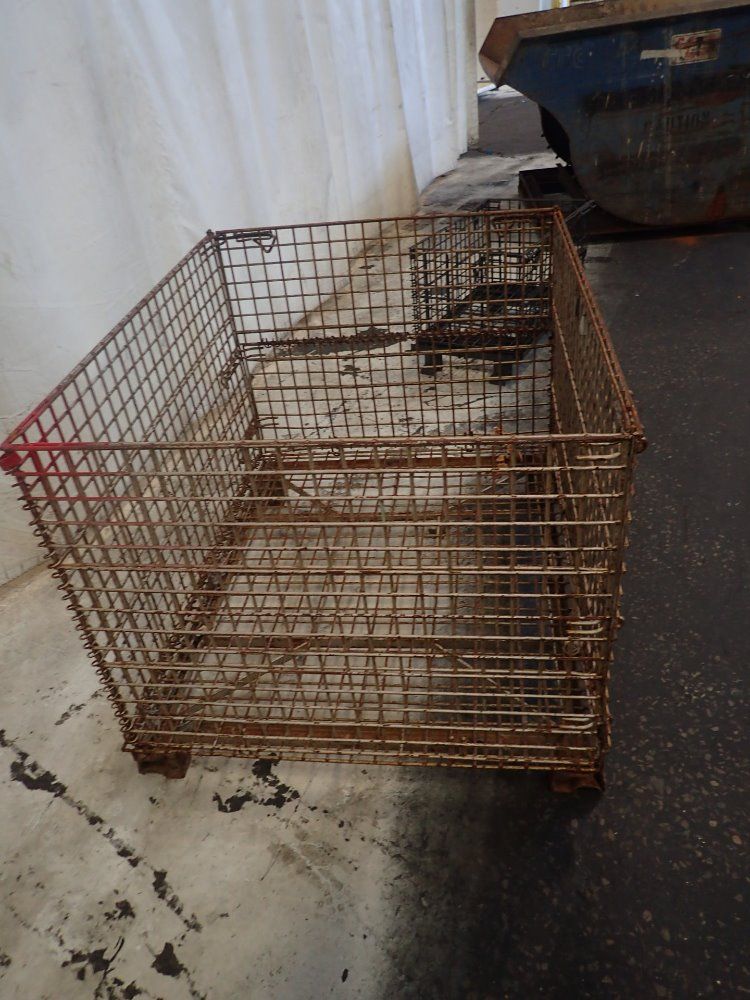 Stor-stak 39'' X 49'' X 30'' Collapsible Wire Basket