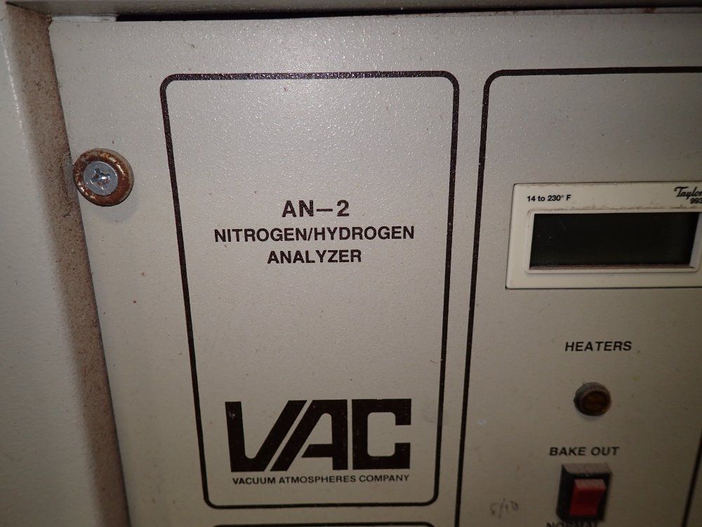 Vac Nitrogen / Hydrogen Analyzer / Recorder - An-2