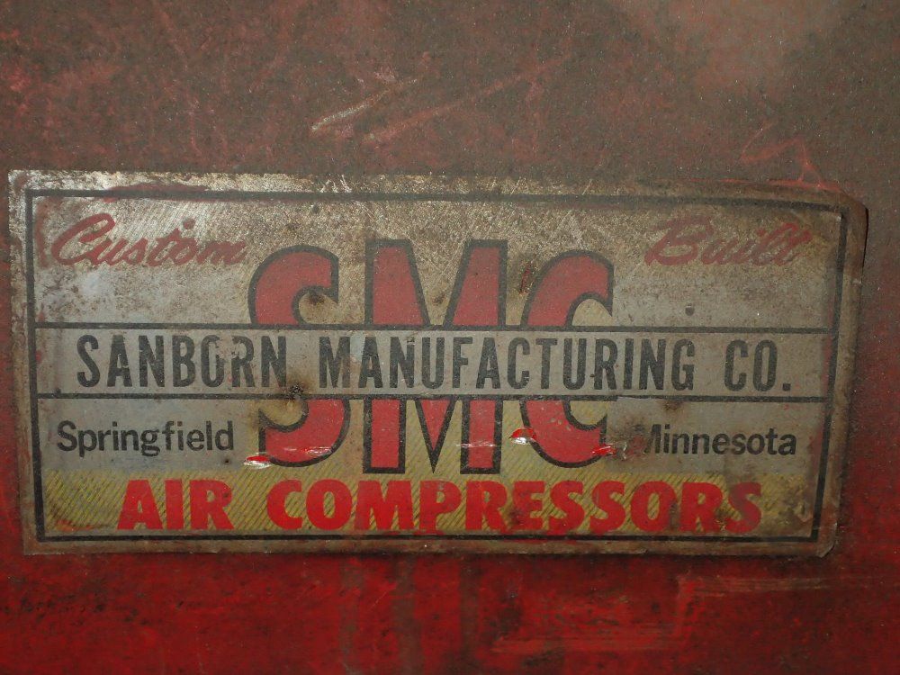 Sanborn Mfg Co 1 Hp Portable Air Compressor