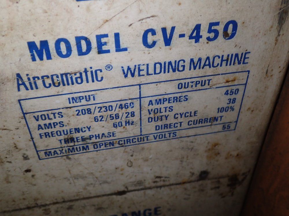 Airco 450 Amp Portable Welder - Cv-450
