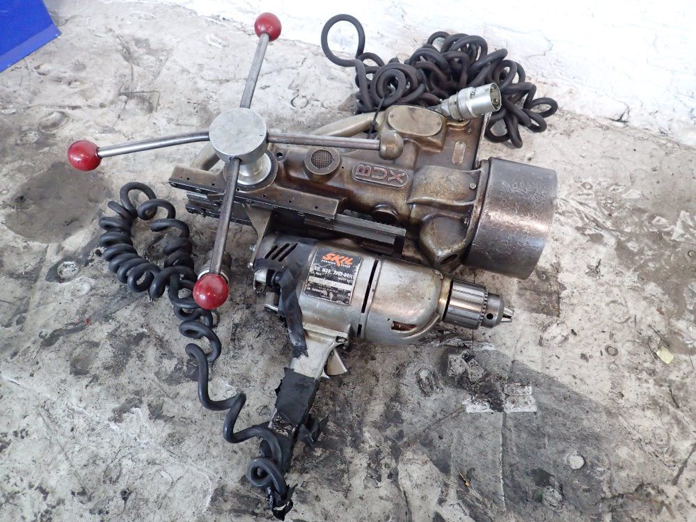 Skil Portable Drill W/ Bux Magnetic Base - 2103 Drill