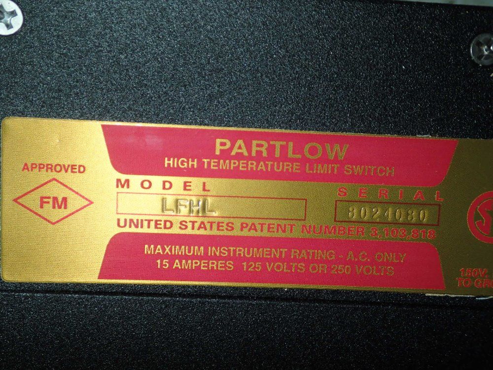 Partlow 900* F Temperature Gage - Cfhl