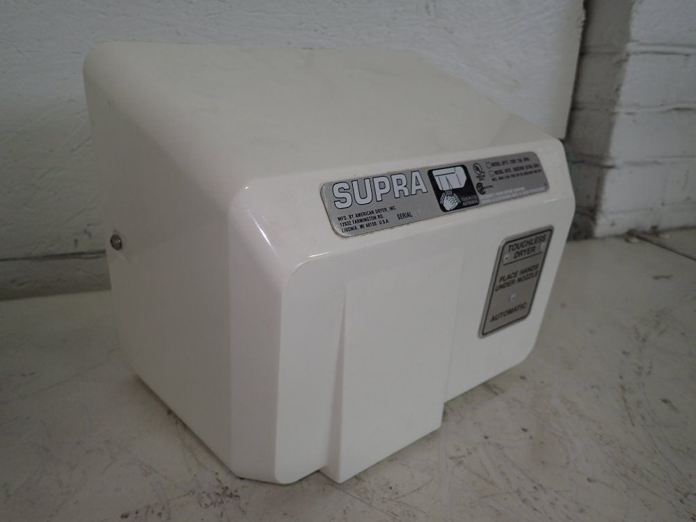American Dryer / Supra Touchless Automatic Hand Dryer - Sp3t