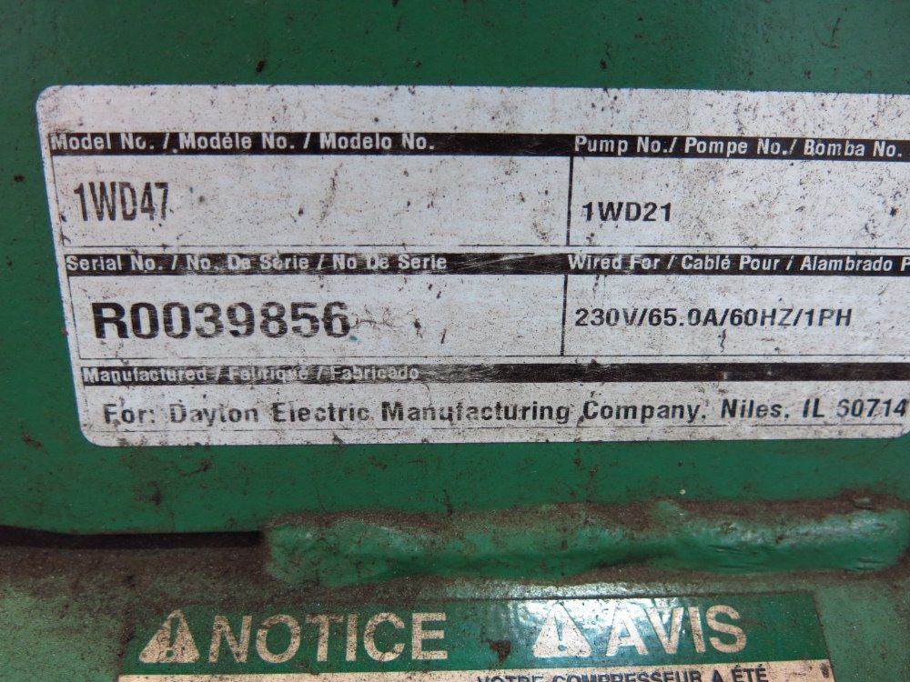 Speedaire Air Compressor