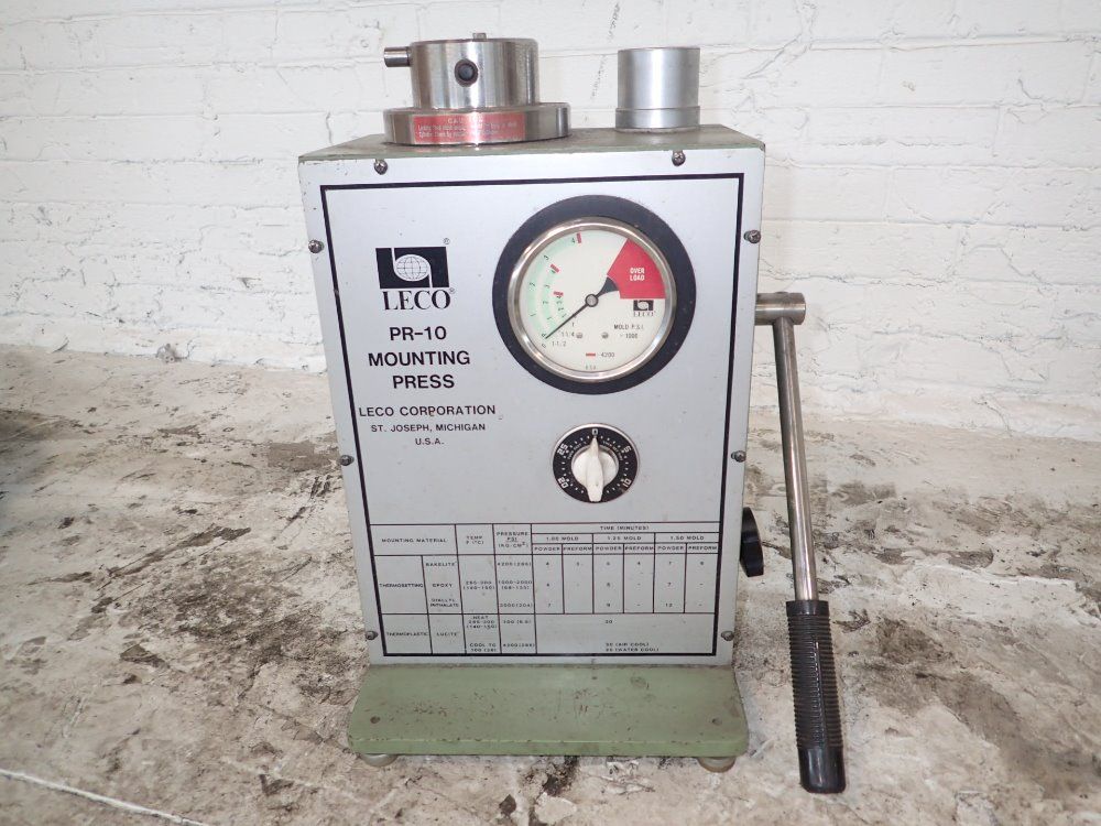 Leco Mounting Press