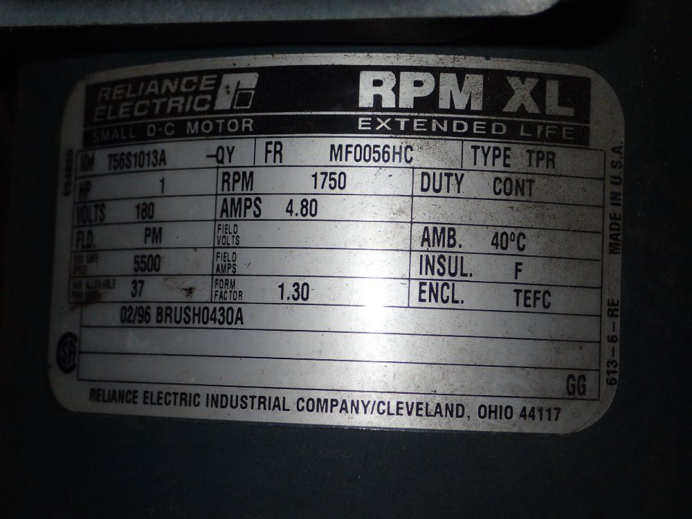 Browning / Reliance Electric Dc Gear Grive