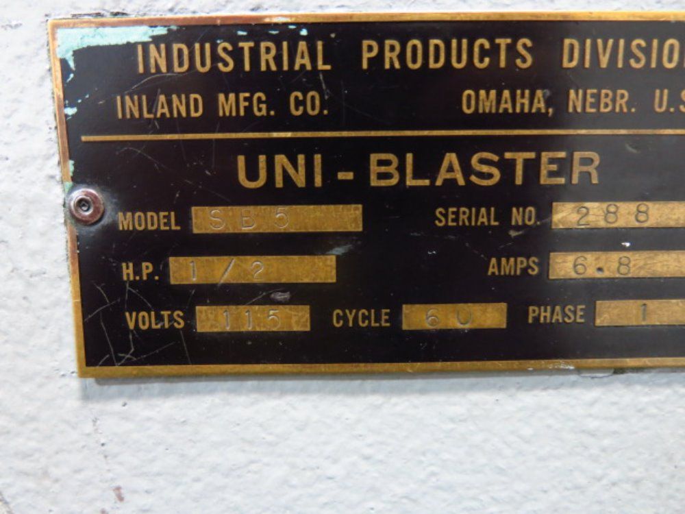 Uni Blaster Blast Cabinet