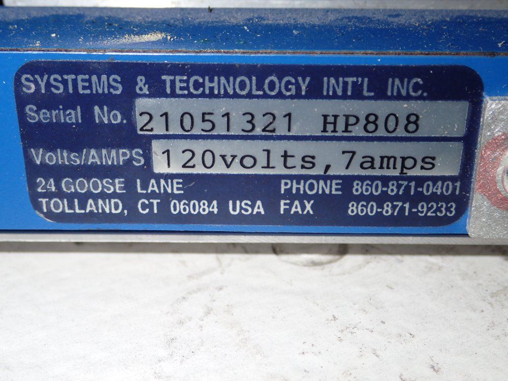 Systems & Technology Int'l Hot Plate