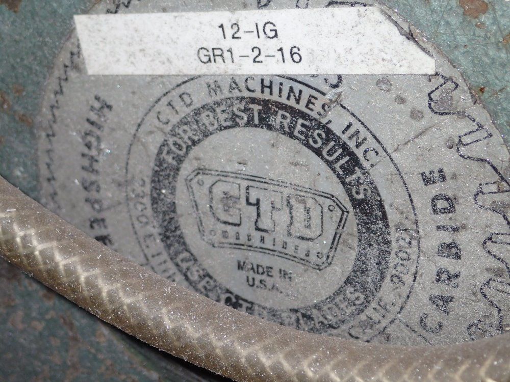 Ctd Machine Chop Saw