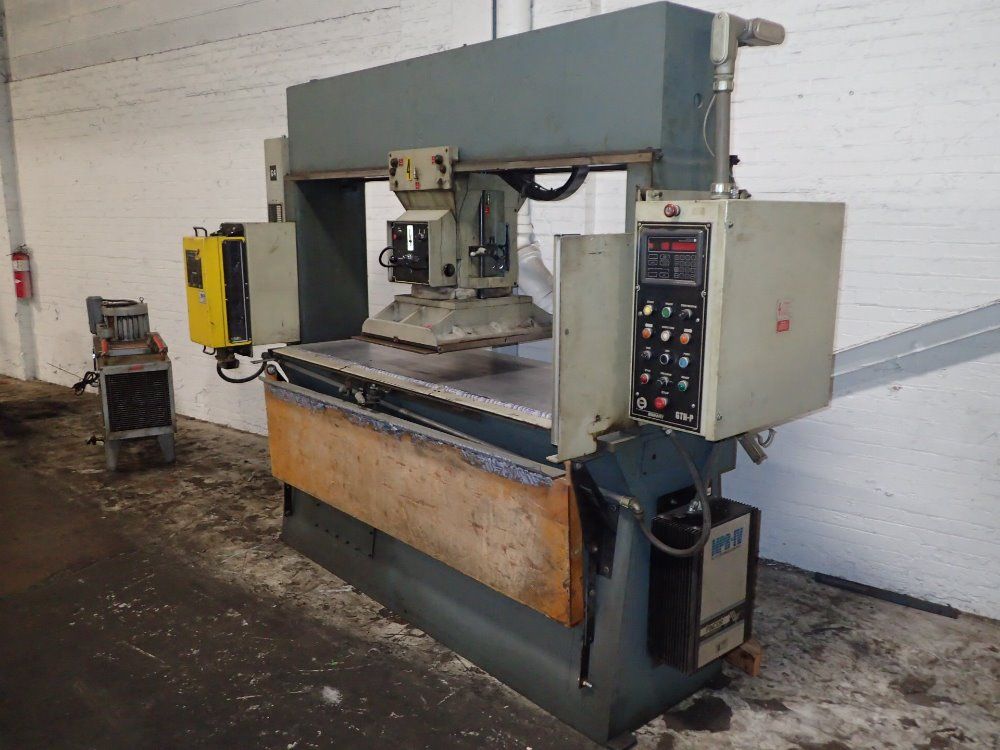 Usm/emhart Hydraulic Programmable Traveling Head Die Cutting Press