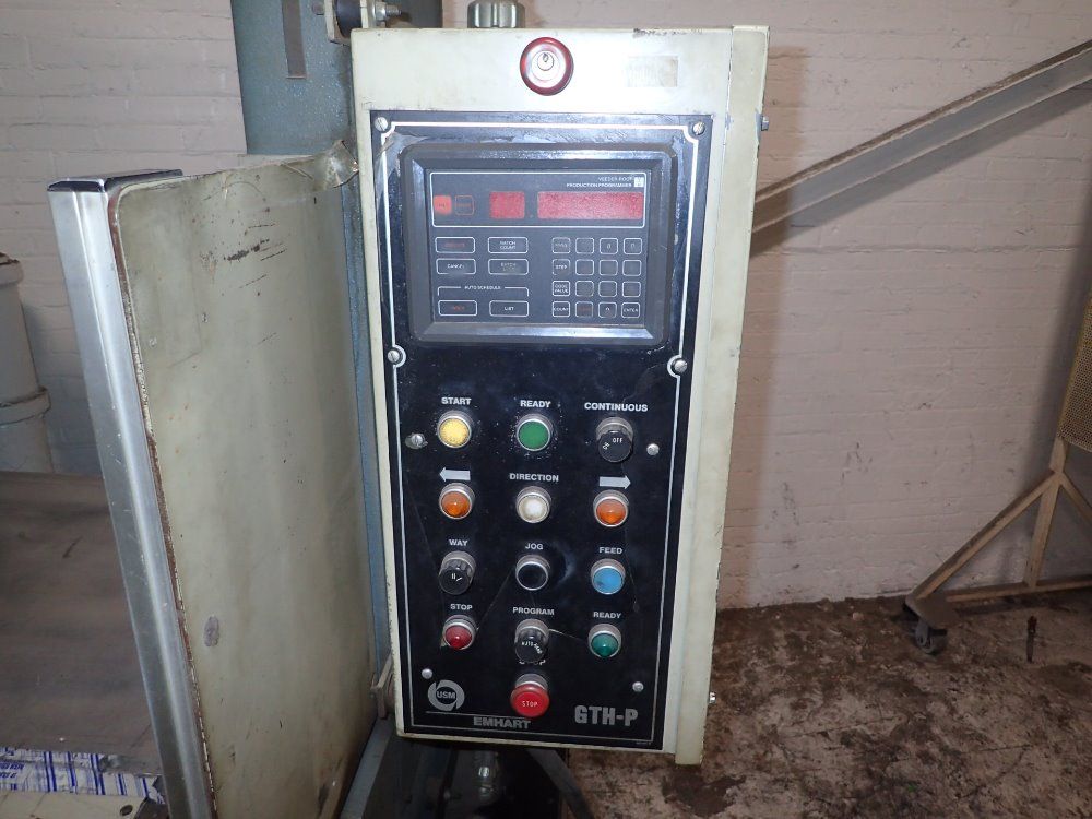 Usm/emhart Hydraulic Programmable Traveling Head Die Cutting Press