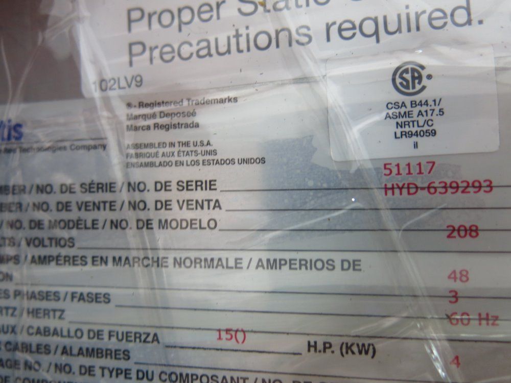 Otis Elevator - Hyd-639293