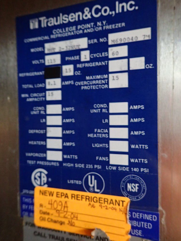 Traulsen Refrigerator / Freezer