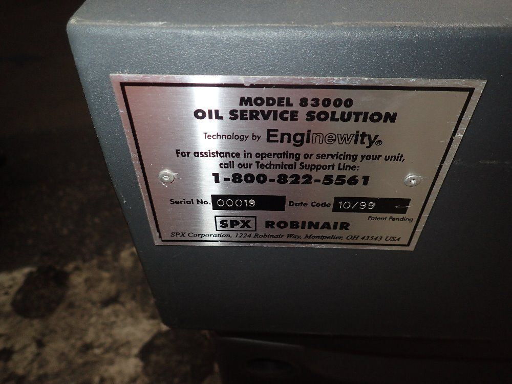 Spx/robinair Portable Oil Serivce Machine