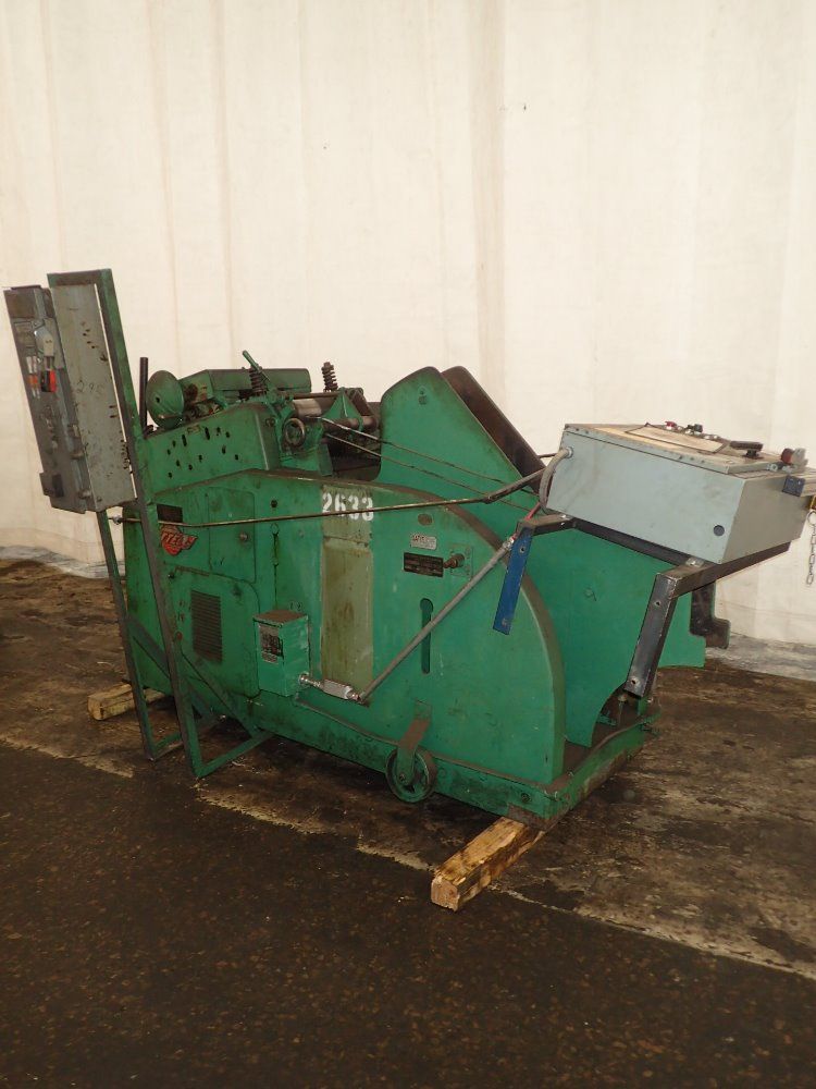 F.j. Littell Cradle Reel / Straightening Machine