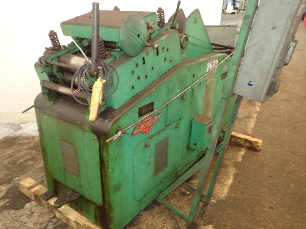 F.j. Littell Cradle Reel / Straightening Machine