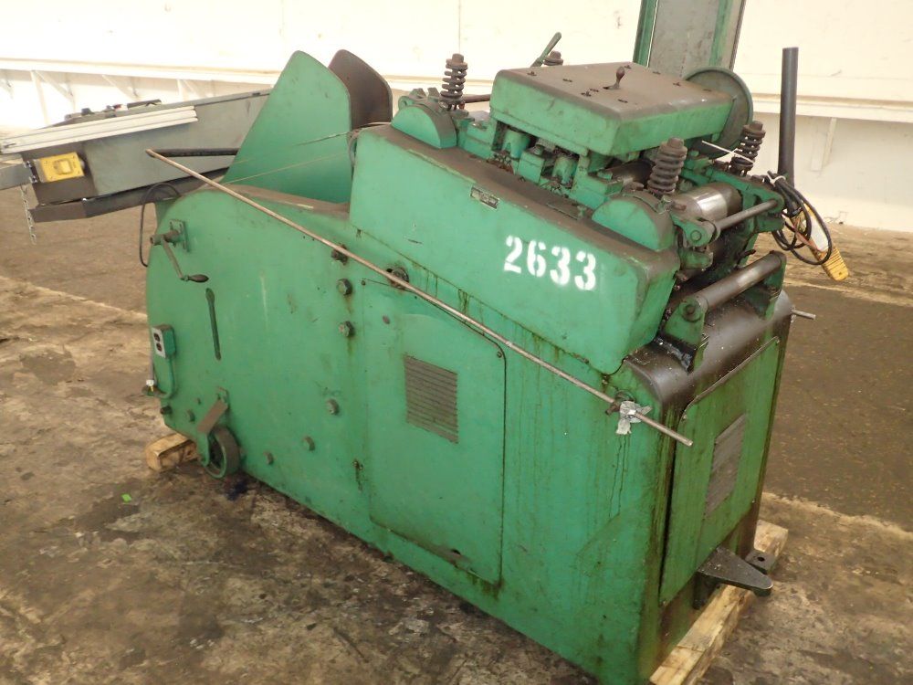 F.j. Littell Cradle Reel / Straightening Machine