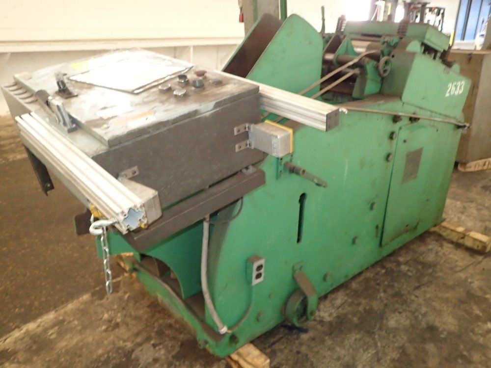 F.j. Littell Cradle Reel / Straightening Machine