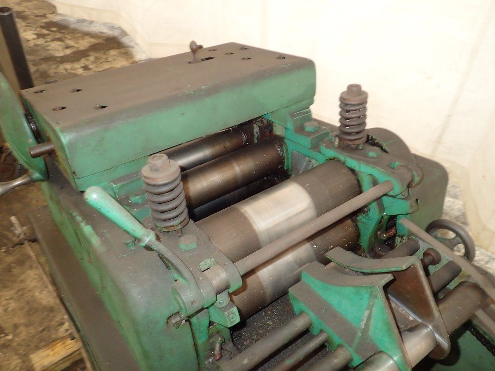 F.j. Littell Cradle Reel / Straightening Machine