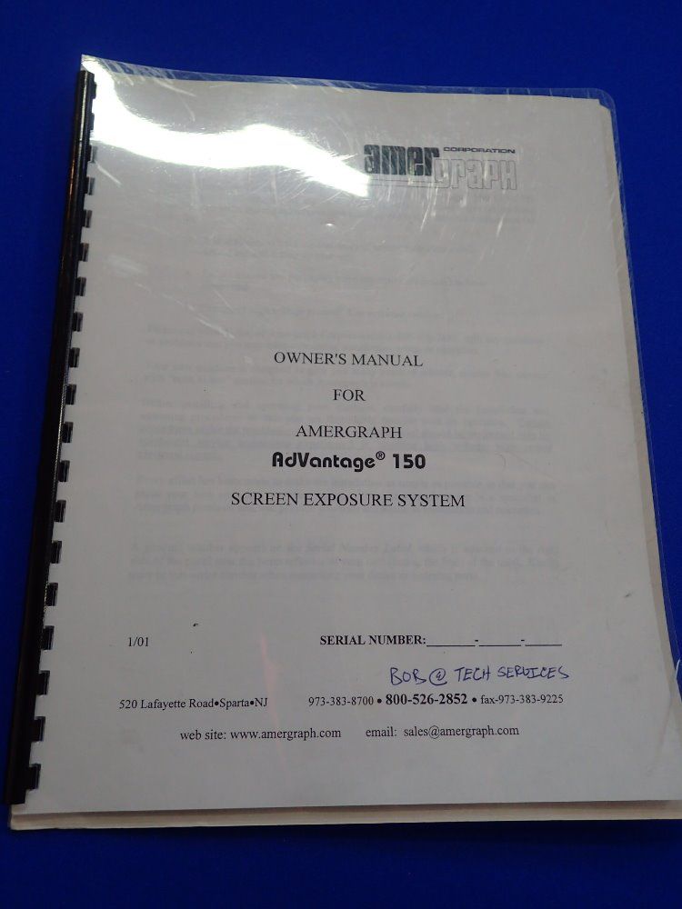 Amergraph Screen Exposure System