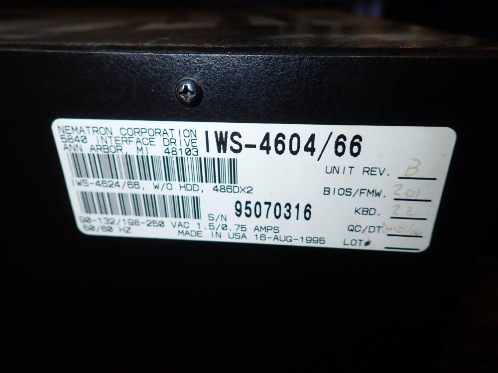 Nematron Industrial Workstation/control