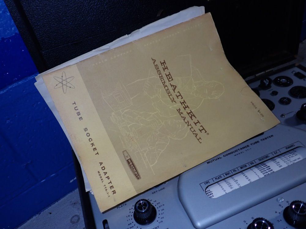 Heathkit Tube Socket Adapter/mutual Conductance Tube Tester