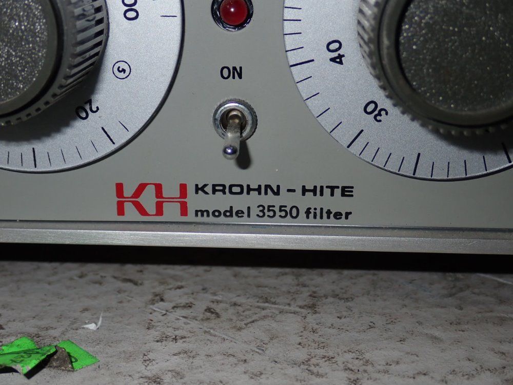 Krohn Hite Filter