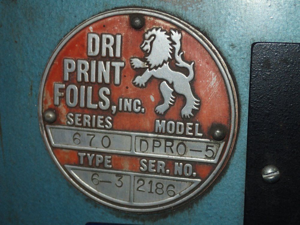 Dri Print Foils Foil Roller