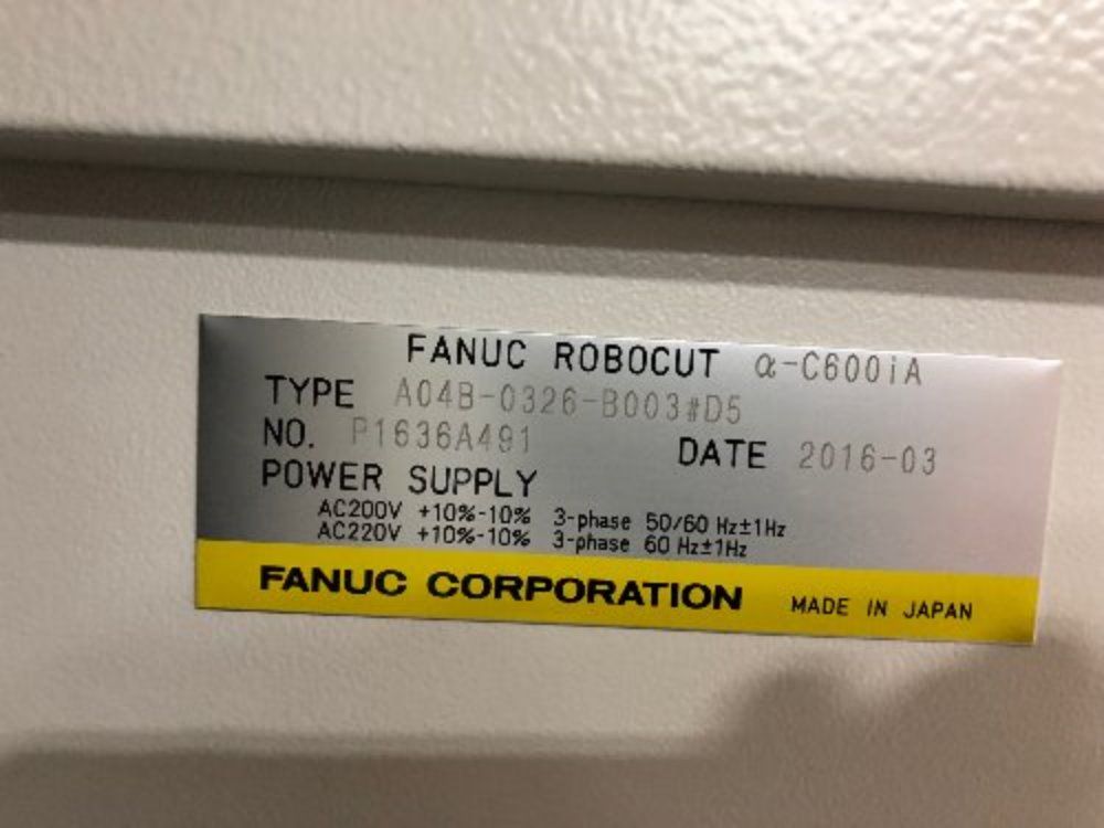 Fanuc Wire Edm - Robocut A-c600ia