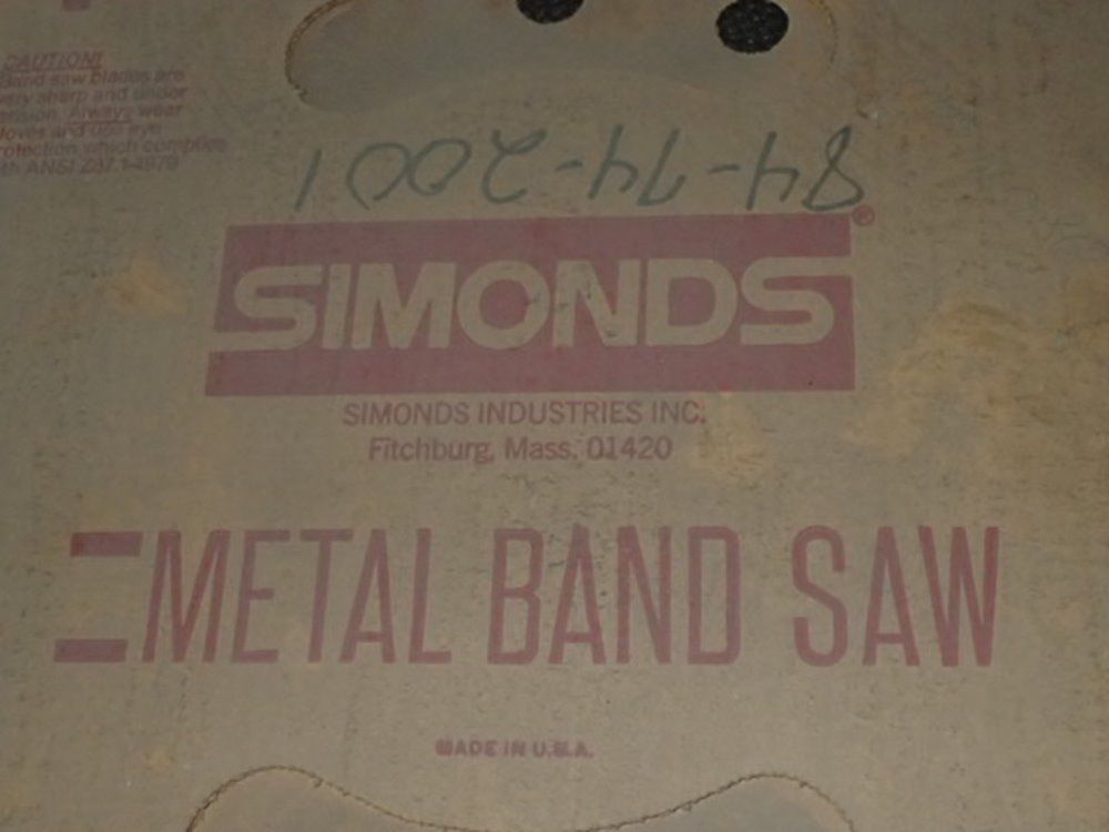 Simonds Metal Band Saw Dispenser